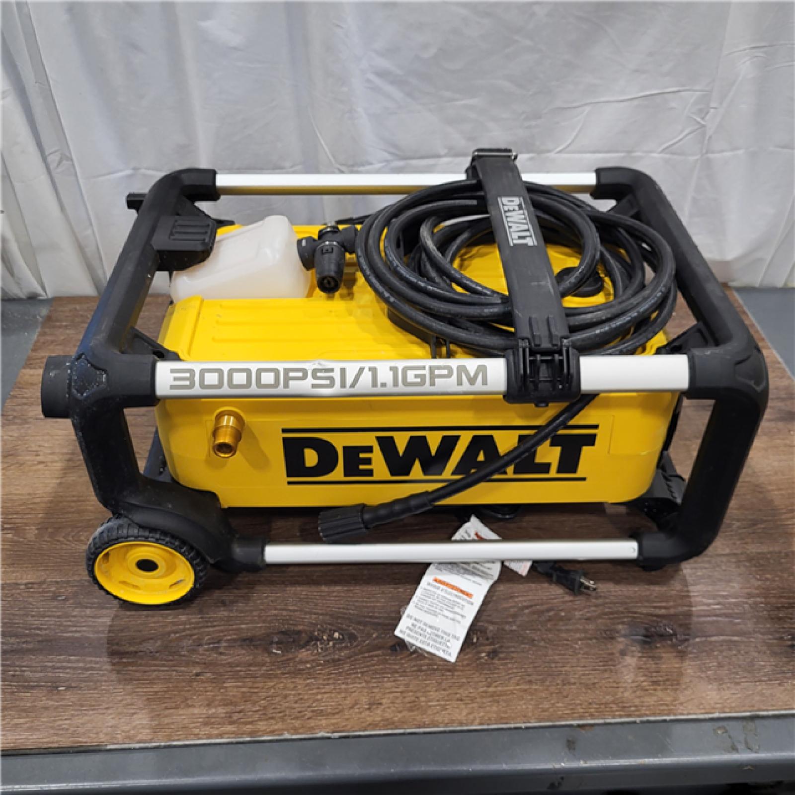 AS-IS 3000 PSI 1.1 GPM 15 Amp Cold Water Electric Pressure Washer with Internal Equipment Storage