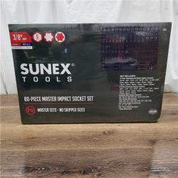 NEW! Sunex 80-Piece 3/8-Inch Drive Master Impact Socket Set