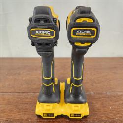 AS-IS DeWalt 20V MAX ATOMIC Cordless Brushless (2-Tool) Compact Drill and Impact Driver Kit