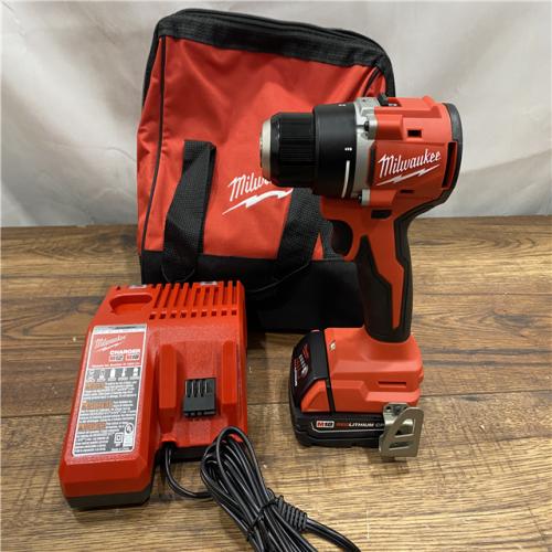 AS IS Milwaukee M18 Compact Next Gen 1/2 in. Brushless Cordless Drill/Driver Kit (Battery & Charger)