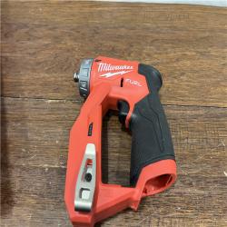 AS-IS Milwaukee M12 FUEL 12V Lithium-Ion Brushless Cordless 4-in-1 Installation 3/8 in. Drill Driver Kit with 4-Tool Heads