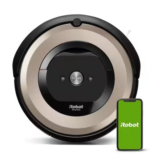 NEW! - iRobot Roomba e6 Wi-Fi Connected Robot Vacuum Cleaner, Ideal for Pet Hair, Carpets, Self-Charging in Sand Dust