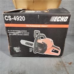 HOUSTON LOCATION - AS-IS 50.1 Cc 2-Stroke Gas Rear Handle Chainsaw