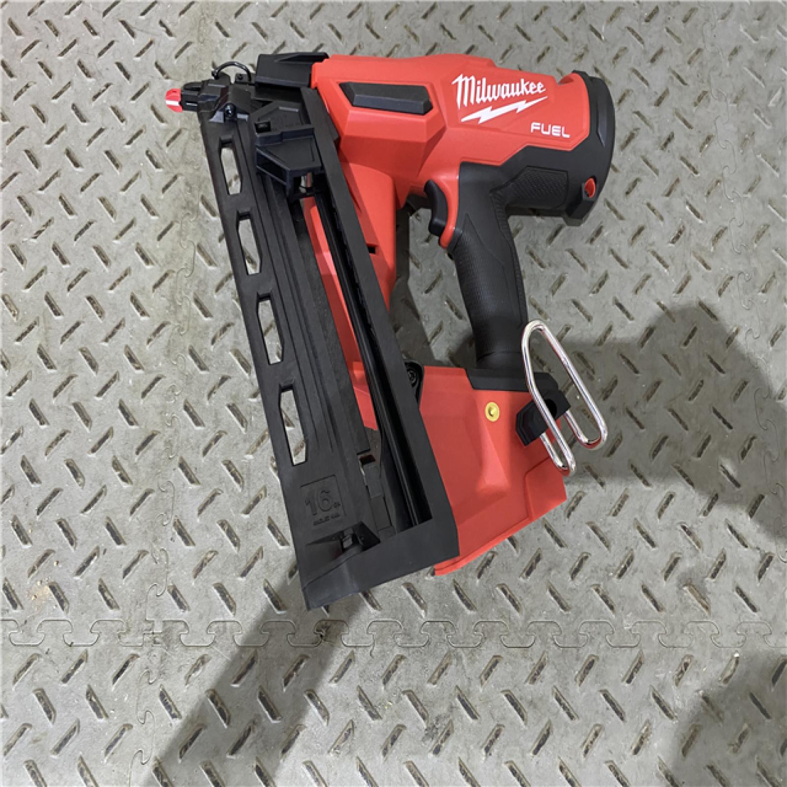 Houston location AS-IS Milwaukee 2841-20 18V Cordless Gen II 16 Gauge Angled Finish Nailer (Tool Only)