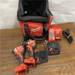 AS-ISMilwaukee M18 Compact Brushless 2-Tool Combo Kit