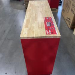 DALLAS LOCATION - Milwaukee Tool Storage 52 in. W Heavy Duty Red Mobile Workbench Cabinet