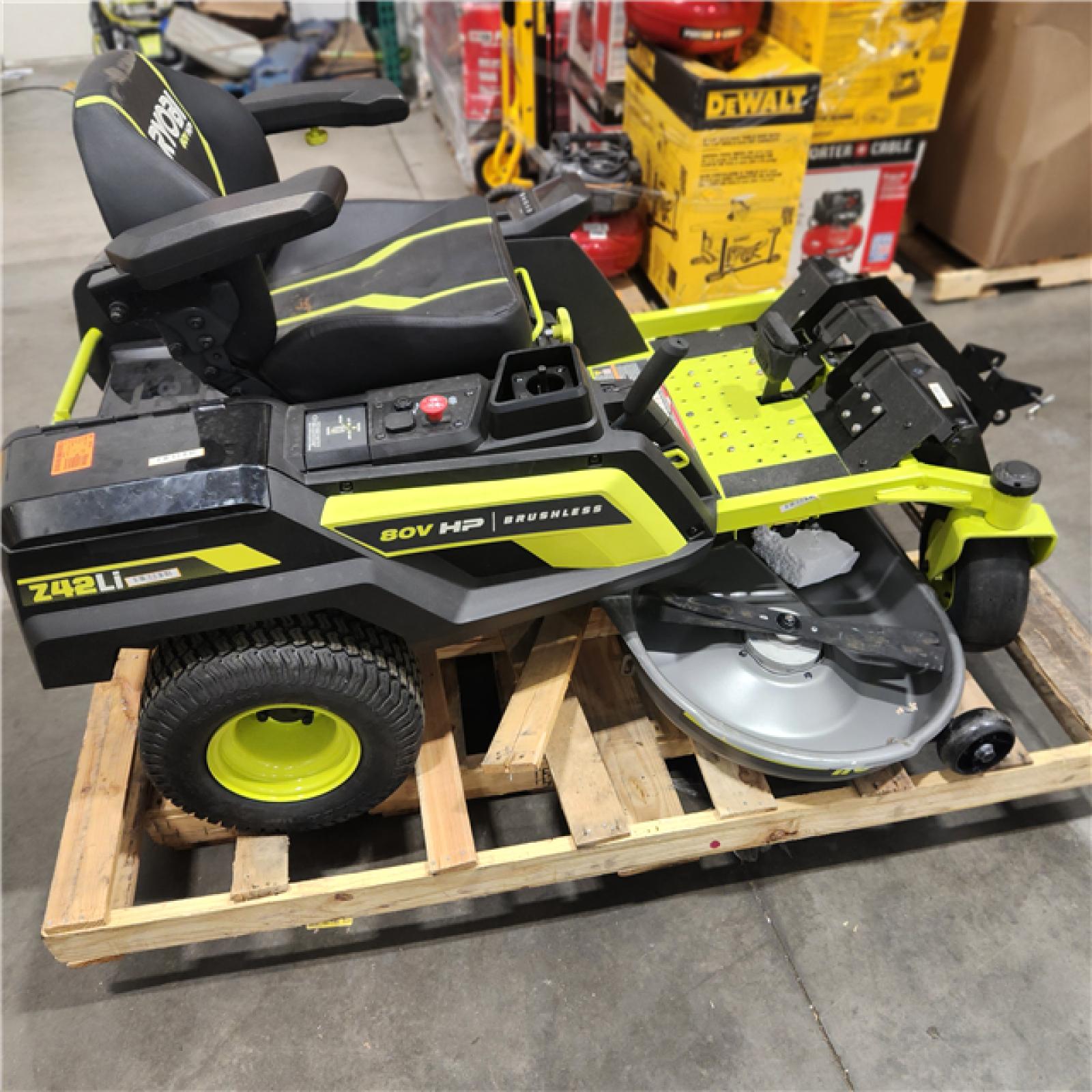 Dallas Location - As-Is Ryobi Z42Li 80V HP Brushless 42 Lawn Mower