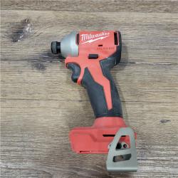 AS-IS Milwaukee M18 Compact Brushless 1/4  Hex Impact Driver Kit