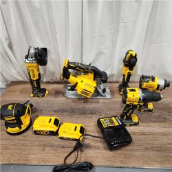 AS IS Dewalt 20-Volt MAX ToughSystem Lithium-Ion 6-Tool Cordless Combo Kit