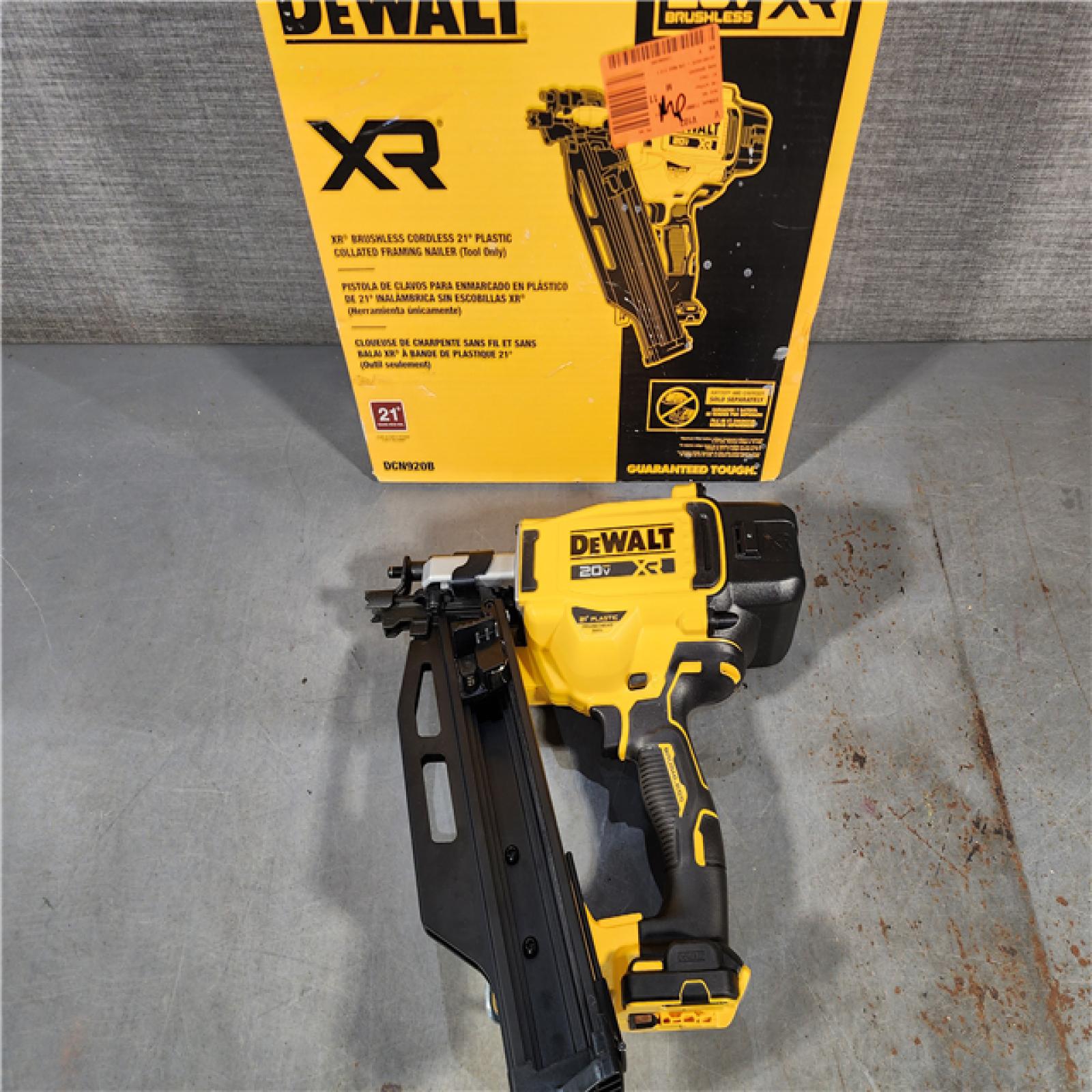 HOUSTON LOCATION - AS-IS DEWALT 20-Volt 21Â° Cordless Framing Nailer (Tool-Only)