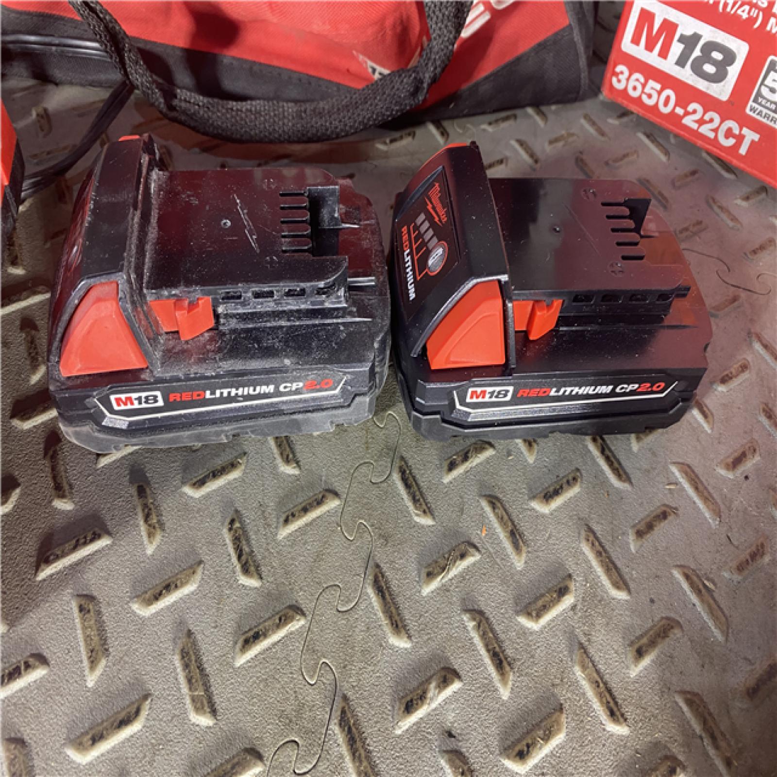 HOUSTON LOCATION - AS-ISMilwaukee M18 Compact Brushless 1/4  Hex Impact Driver Kit