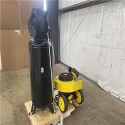 Houston Location - AS-IS Husky 60 Gallon 175psi Air Compressor /Champion Walk Behind Blower 160MPH 224cc