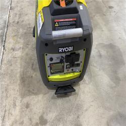 Houston location AS-IS RYOBI 2,300-Watt Recoil Start Bluetooth Super Quiet Gasoline Powered Digital Inverter Generator with CO Shutdown Sensor