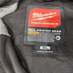 AS-IS Milwaukee M12 12-Volt Cordless Gray Heated Jacket Hoodie Kit (X-Large)