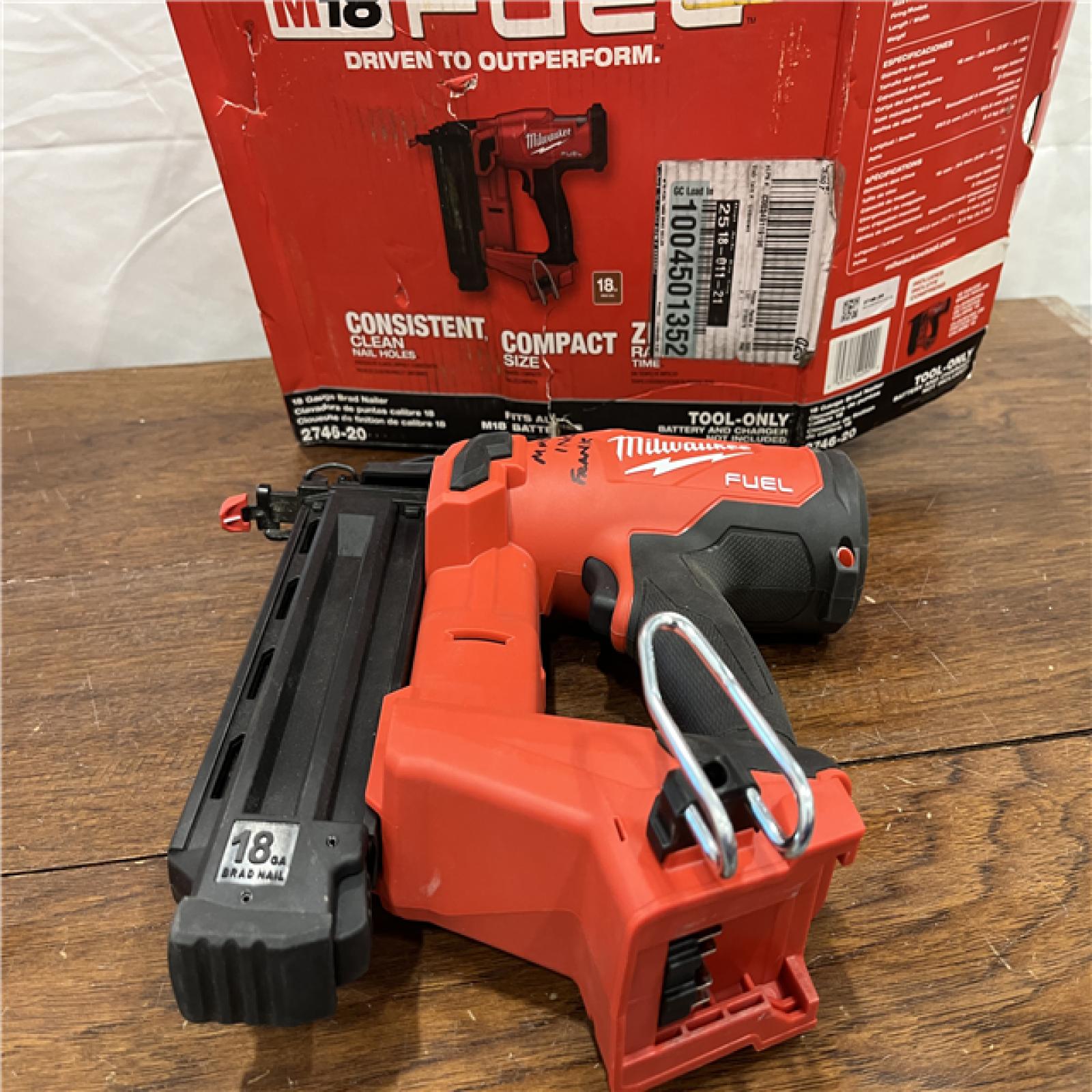 AS-ISMilwaukee M18 FUEL 18 Gauge Brad Nailer