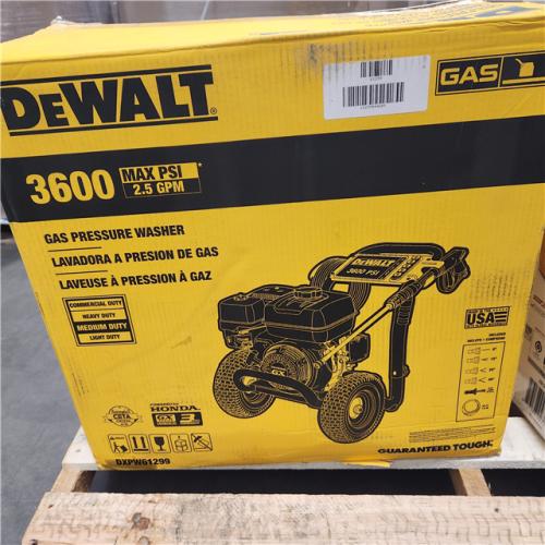 Dallas Location - As-Is DeWalt 3600 DXPW61299 PSI 2.5GPM Gas Pressure Washer