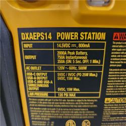 Phoenix Location DEWALT Portable Power 2000 Peak Amp Jump Starter w/Digital Compressor