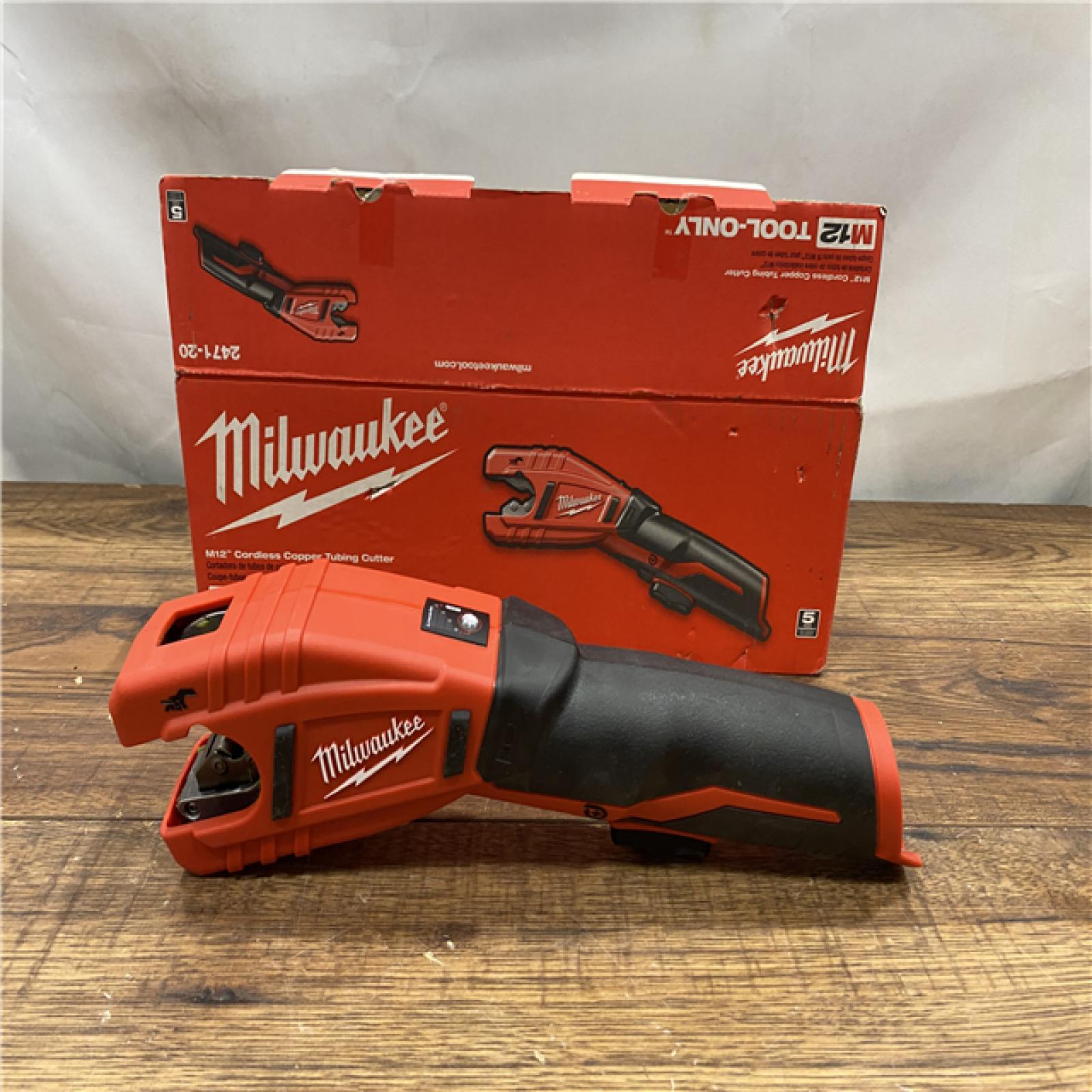 AS IS M12 12V Lithium-Ion Cordless Copper Tubing Cutter (Tool-Only)