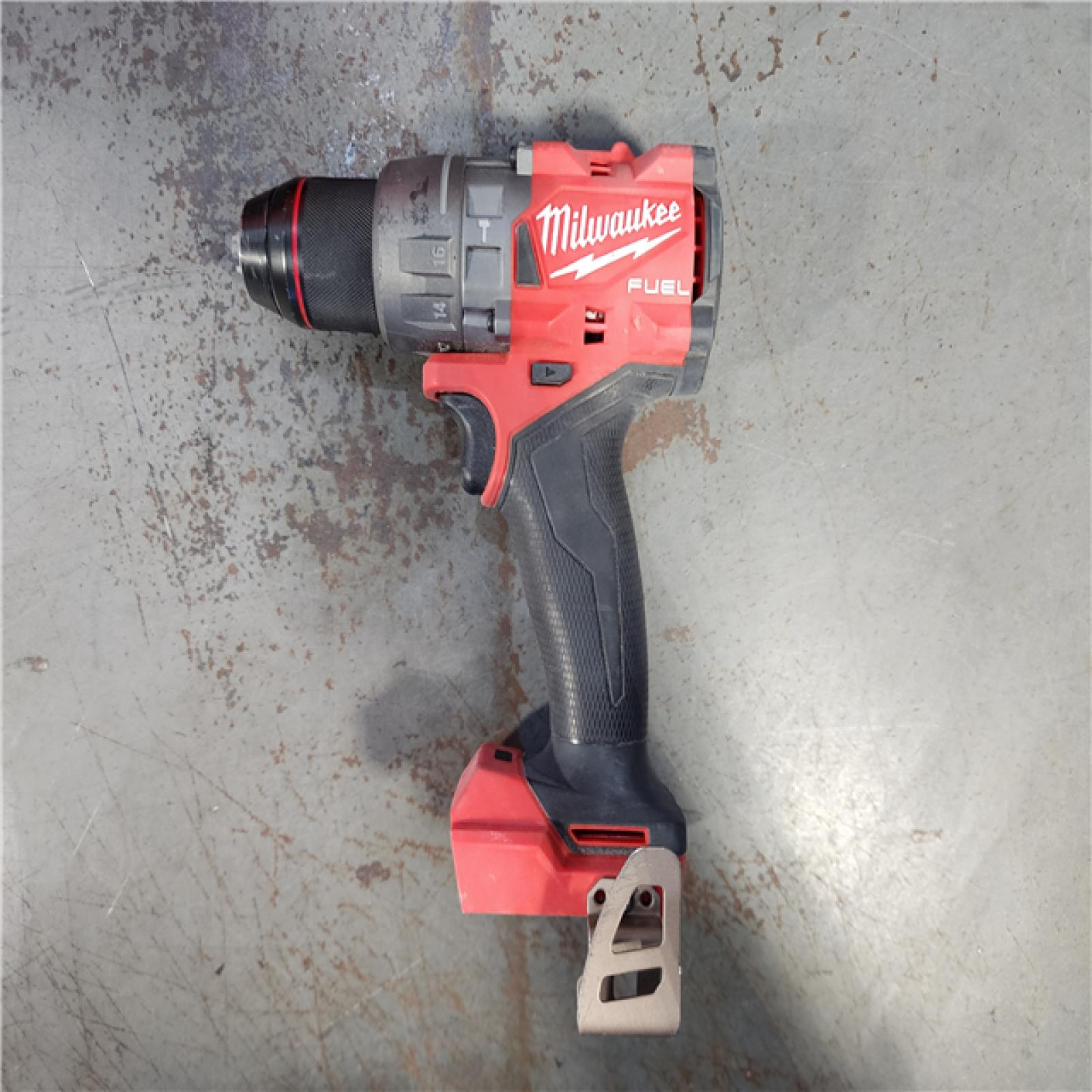 HOUSTON LOCATION - AS-IS Milwaukee 2904-22 Hammer Drill Driver Kit with Batteries  Charger & Tool Case  Red