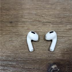 AS-IS Apple - AirPods (3rd generation) with Lightning Charging Case - White