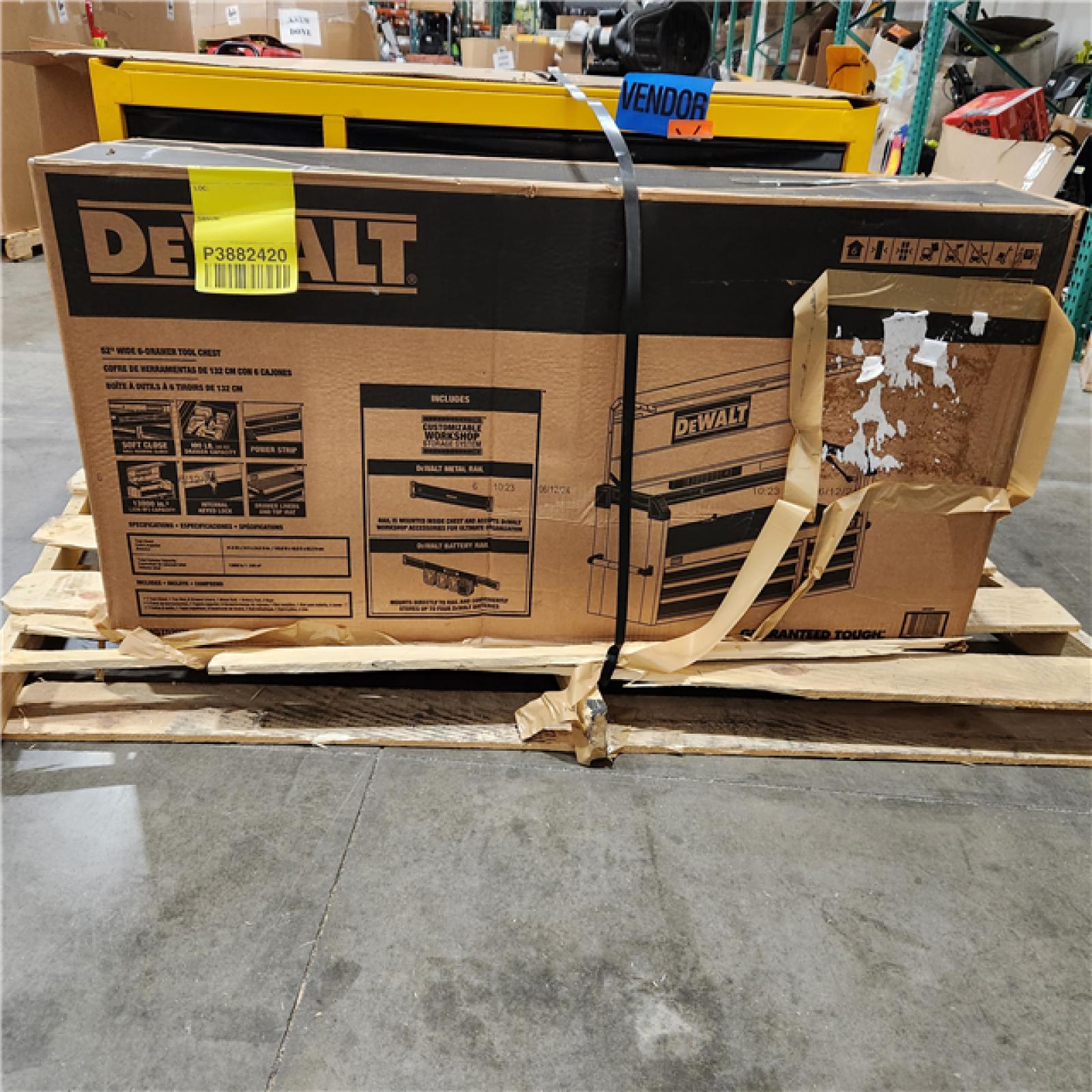 Dallas Location - As-Is DEWALT Drawer Tool Chest Cabinet (Lot O F 2)