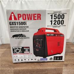 NEW! 1500-Watt Recoil Start Gasoline Powered Ultra-Light Inverter Generator with 60cc OHV Engine and CO Sensor Shutdown