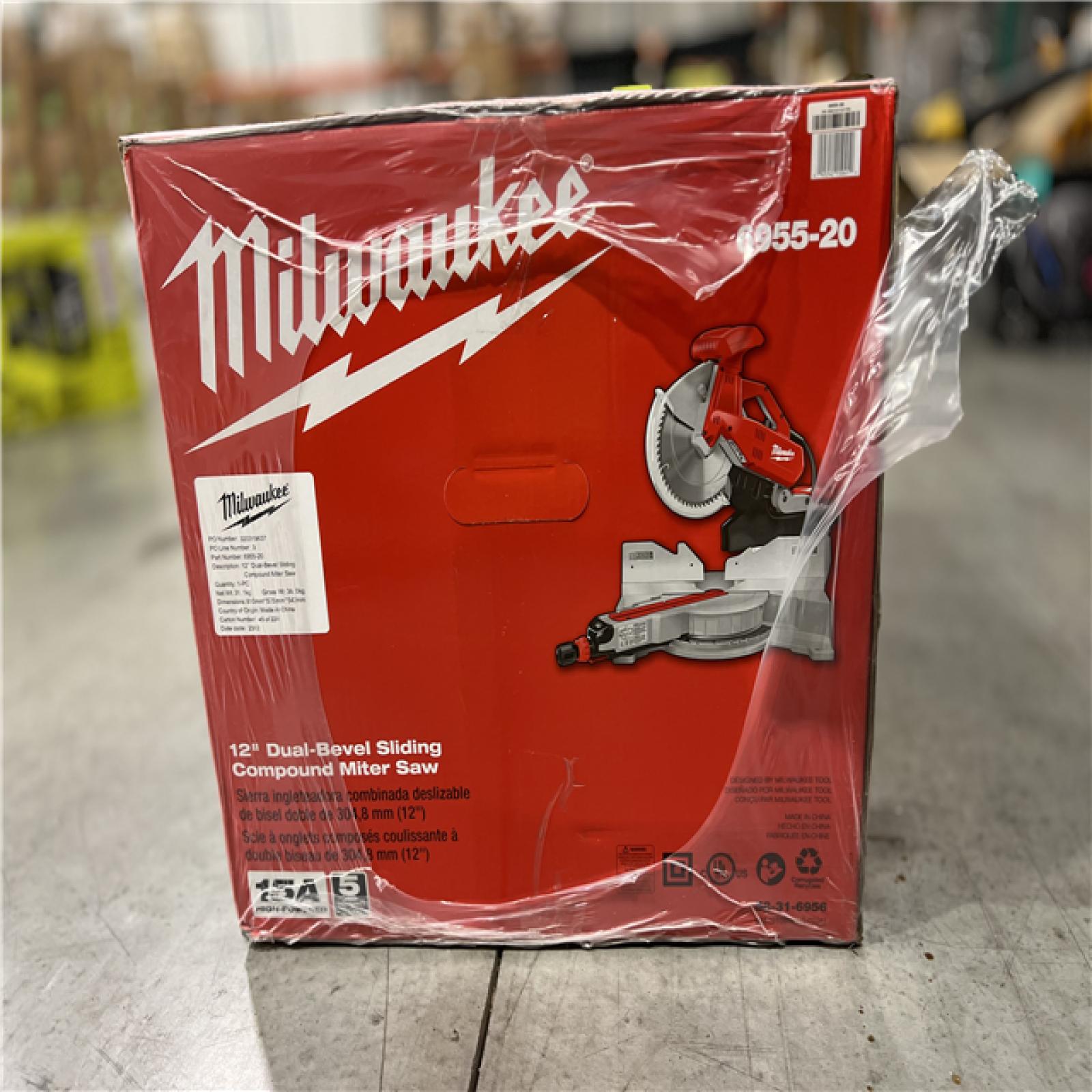 NEW! - Milwaukee 12 in. Dual Bevel Sliding Compound Miter Saw