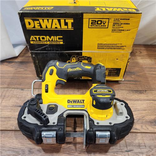 AS-IS DEWALT ATOMIC 20V MAX Cordless Brushless Compact 1-3/4 in. Bandsaw (Tool Only)