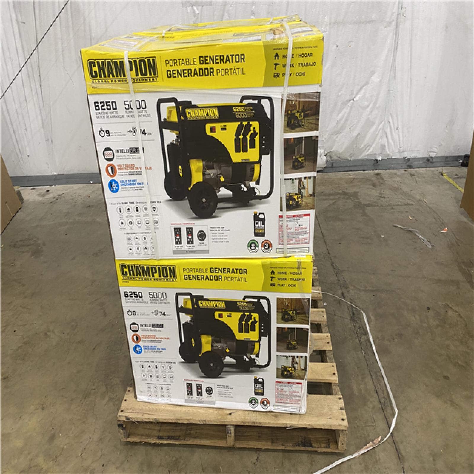 Houston Location AS IS - Champion Generator 6250 Watts