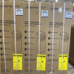 DALLAS LOCATION- Seasons® 9,000 Btu (5,000 Btu, Doe) Portable Air Conditioner - PALLET - (9 UNITS)