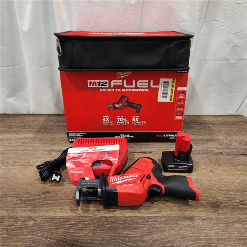 AS-IS Milwaukee M12 12V Lith-Ion Fuel HACKZALL Reciprocating Saw Kit