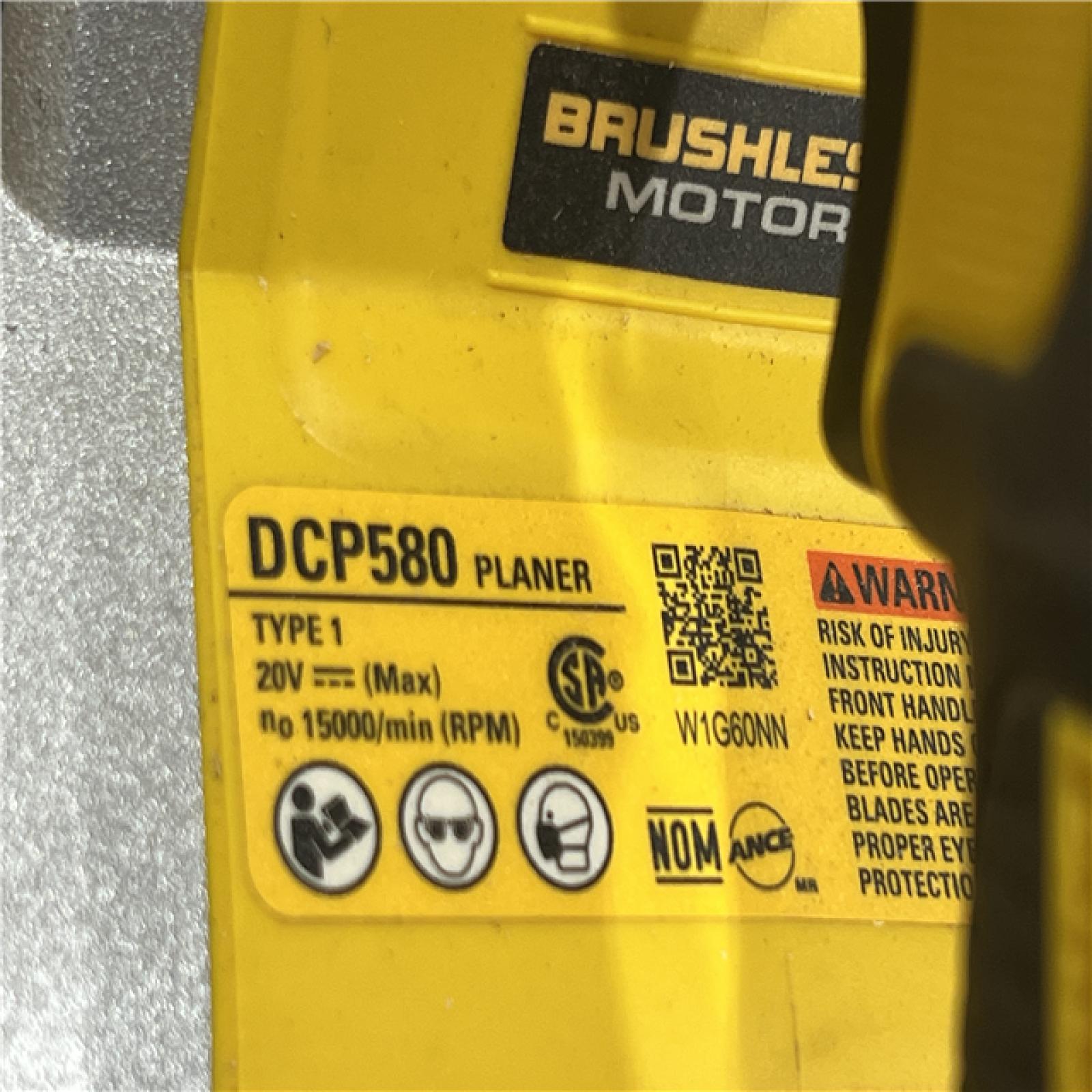 AS-IS DEWALT DCP580B 20V MAX Lithium Ion Brushless Planer