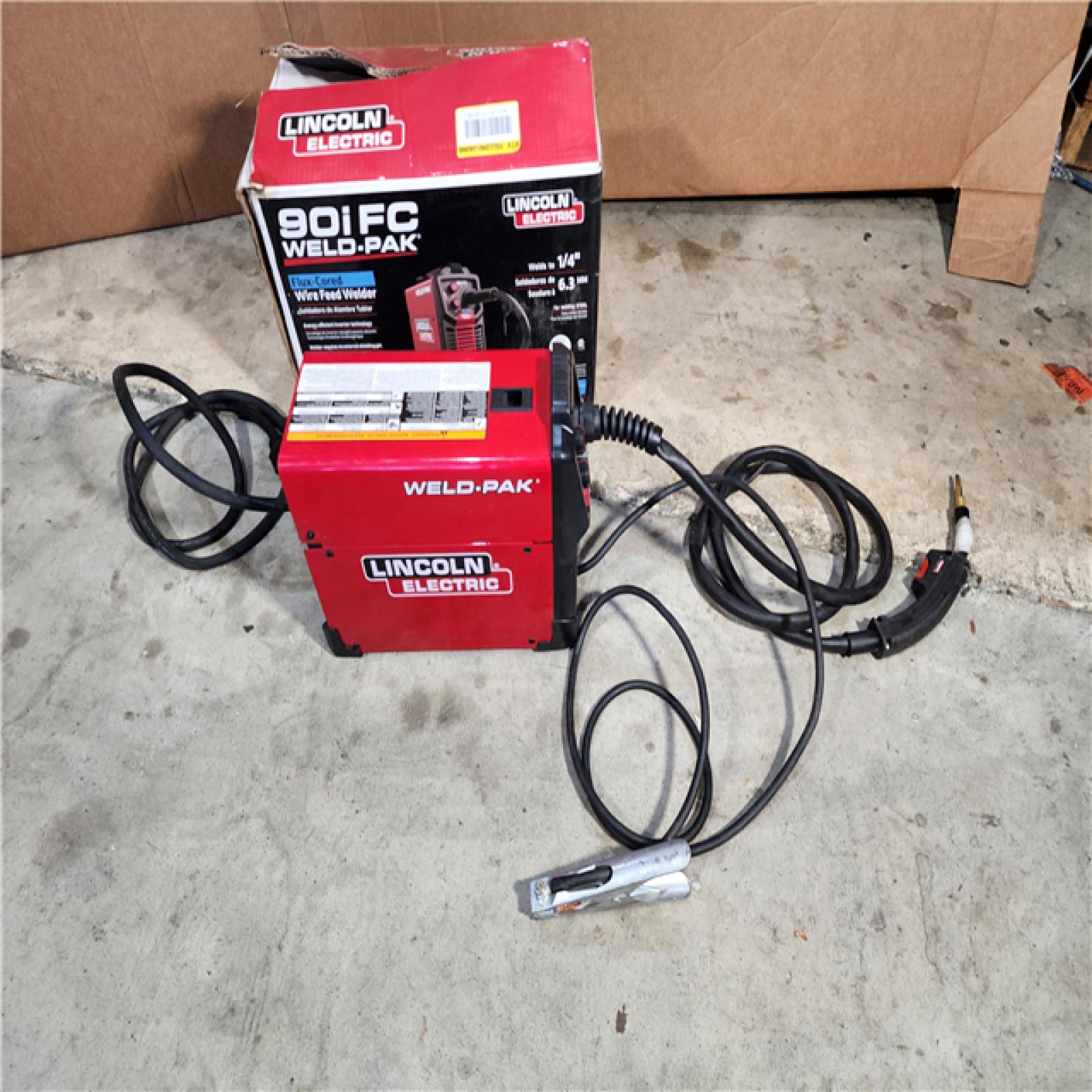 HOUSTON LOCATION - AS-IS WELD-PAK 90i FC Flux-Cored Wire Feeder Welder (No Gas)