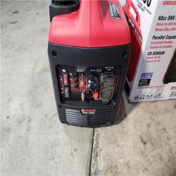 HOUSTON LOCATION - AS-IS (APPEARS LIKE NEW) 1500-Watt Recoil Start Gasoline Powered Ultra-Light Inverter Generator with 60cc OHV Engine and CO Sensor Shutdown