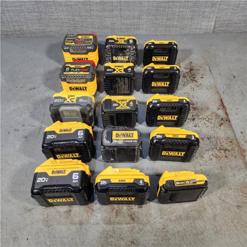 HOUSTON LOCATION - AS-IS DEWALT BATTERY PACK QTY - 15