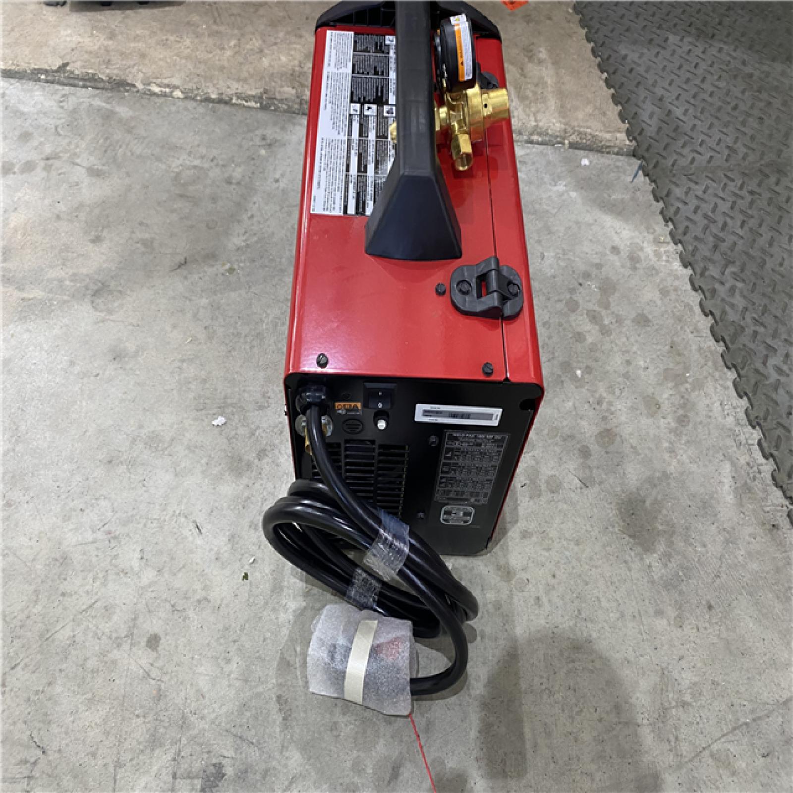 Houston location AS-IS LINCOLN 180 Amp Weld-Pak 180i Multi-Process Stick/MIG/Flux-Core/TIG, 120V or 230V Aluminum Welder with Spool Gun Sold Separately