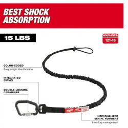 NEW! - MILWAUKEE 15lbs 36 Locking Tool Lanyard - (6 UNITS)