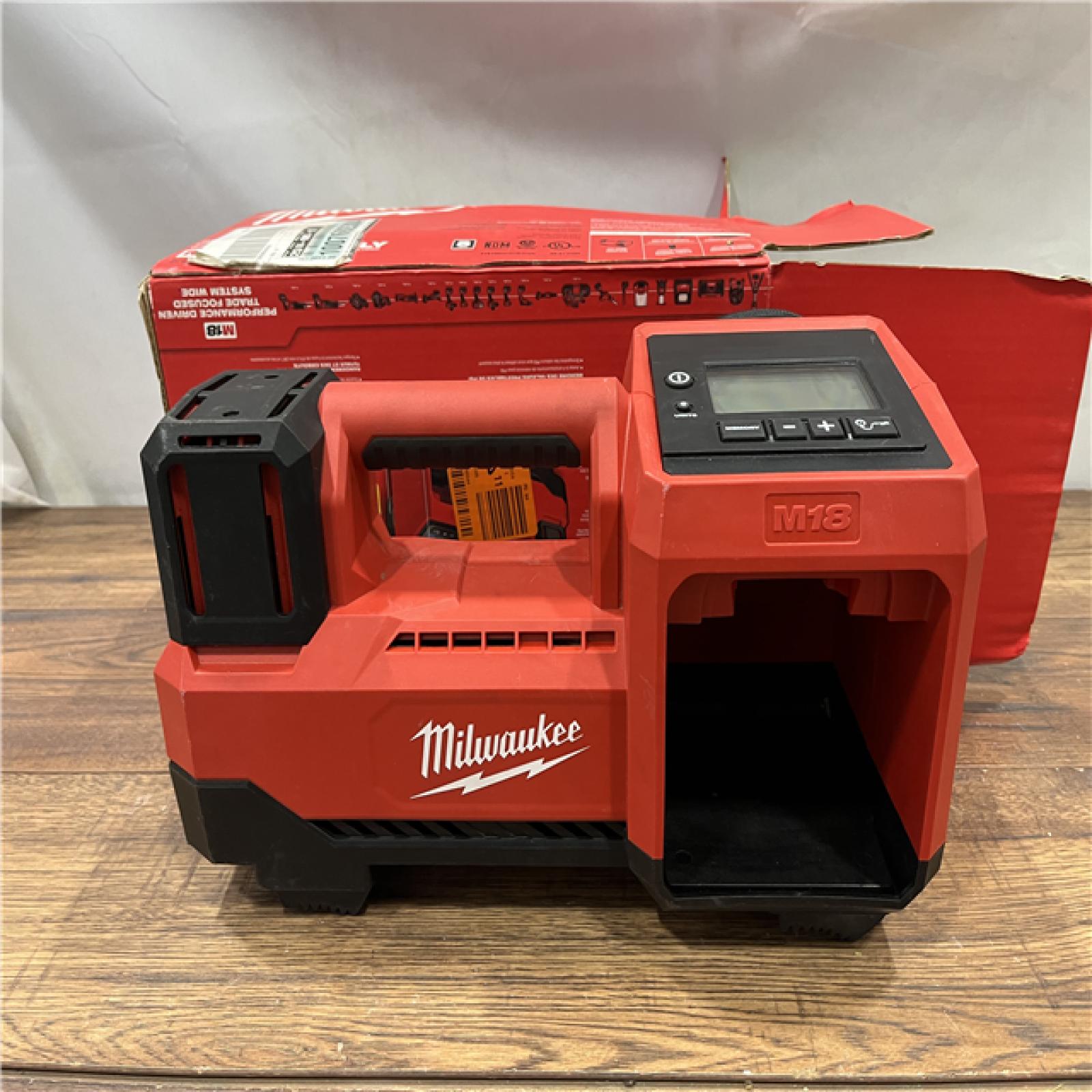 AS IS MILWAUKEE M18 18-Volt Lithium-Ion Cordless Inflator (Tool-Only)