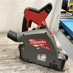 AS-IS Milwaukee M18 FUEL 18V Lithium-Ion Cordless Brushless 6-1/2 in. Plunge Cut Track Saw (Tool-Only)