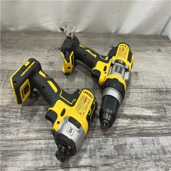 AS-IS 20V MAX Cordless Brushless Hammer Drill/Driver 2 Tool Combo Kit with FLEXVOLT ADVANTAGE