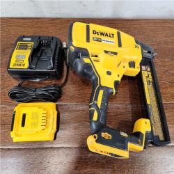 AS-IS DEWALT 20V MAX XR Brushless Cordless 18-Gauge Narrow Crown Stapler Kit