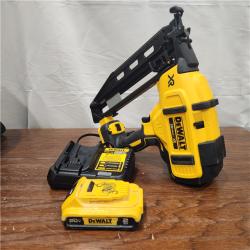 AS-IS DeWalt DCN660D1 20V 16 Gauge Cordless Angled Finish Nailer Kit W/ 2Ah Battery