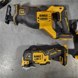 HOUSTON LOCATION - AS-IS DEWALT 20-Volt Maximum Lithium-Ion Cordless 4-Tool Combo Kit with (2) 4 Ah Batteries and Charger