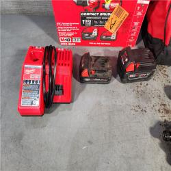 HOUSTON LOCATION - AS-IS Milwaukee M18 Compact Brushless 2-Tool Combo Kit