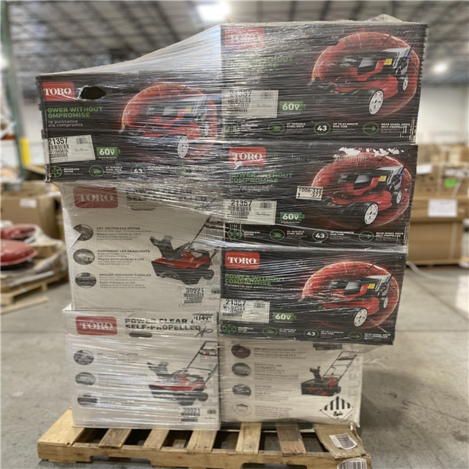 DALLAS LOCATION - NEW! TORO PALLET - (7 UNITS)