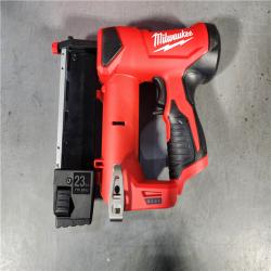 HOUSTON LOCATION - AS-IS (APPEARS LIKE NEW) Milwaukee 2540-20 12V 23 Gauge Cordless Pin Nailer (Tool Only)