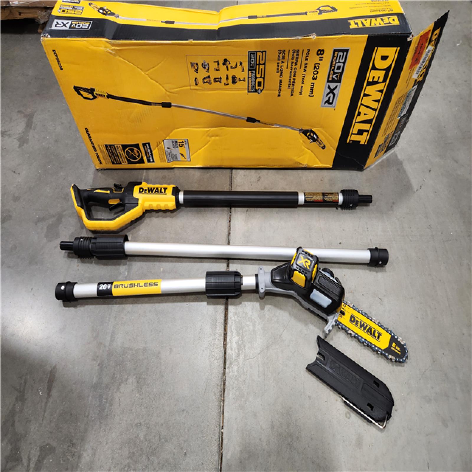 AS-IS DeWalt 20V MAX Brushless Cordless Battery Powered 8in. Pole Saw (Tool Only)