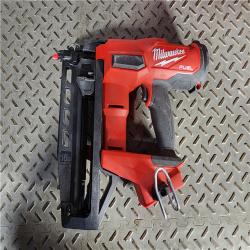 HOUSTON LOCATION - AS-IS Milwaukee Tool Cordless Finish Nail Gun 18 V 3020-20 (TOOL ONLY)