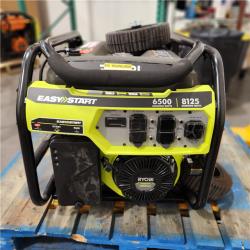 Dallas Location - As-Is RYOBI 6,500-Watt Gasoline Powered Portable Generator