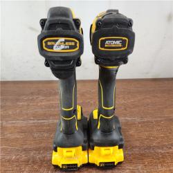 AS-IS DEWALT ATOMIC 20V MAX Brushless Cordless Drill/Driver and Impact Driver (2-Tool) Combo Kit